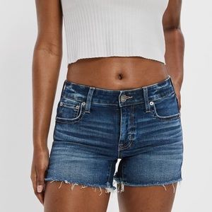 AE Stretch Denim Midi Shorts